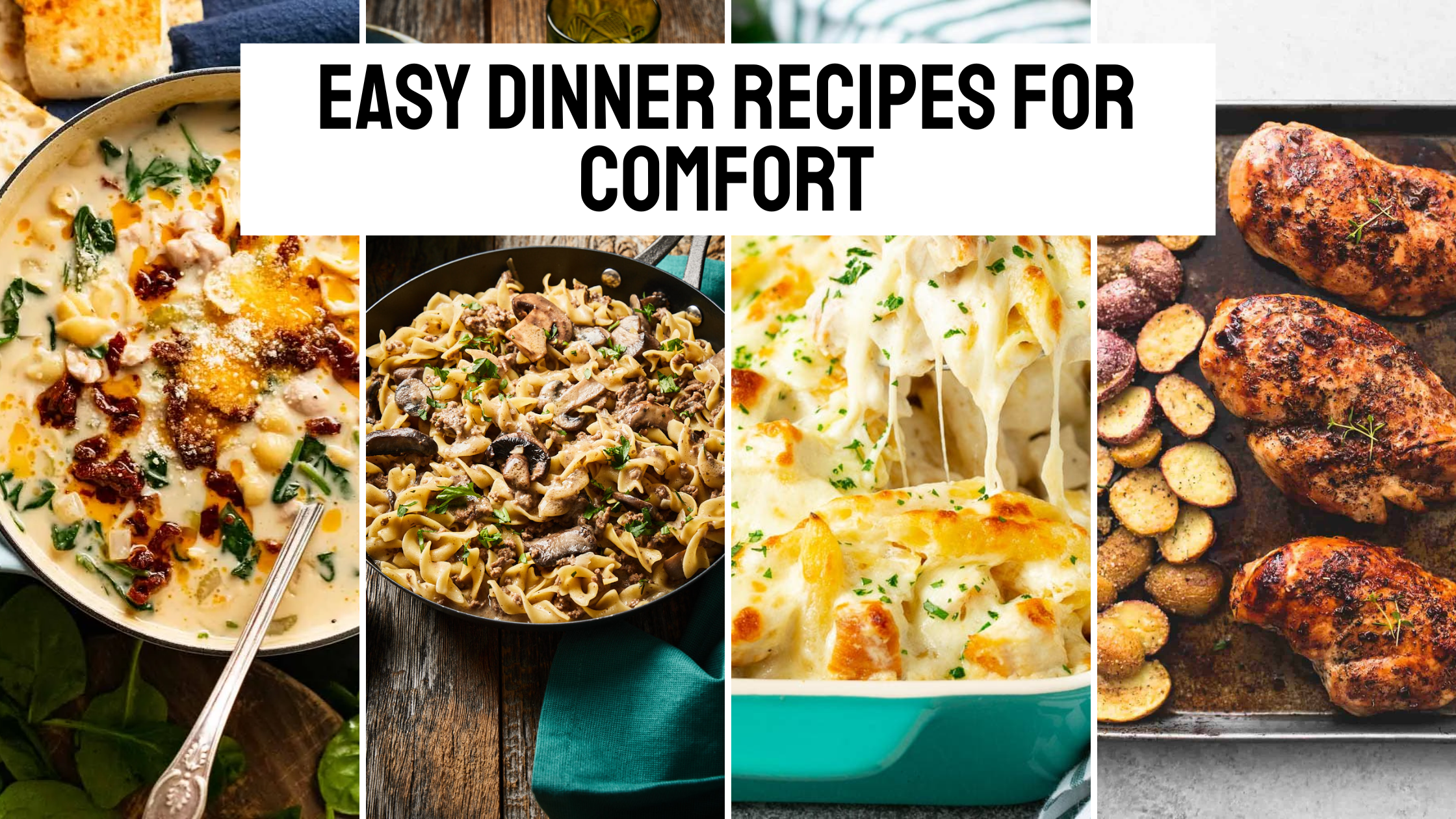 easy dinner recipes for family comfort foods